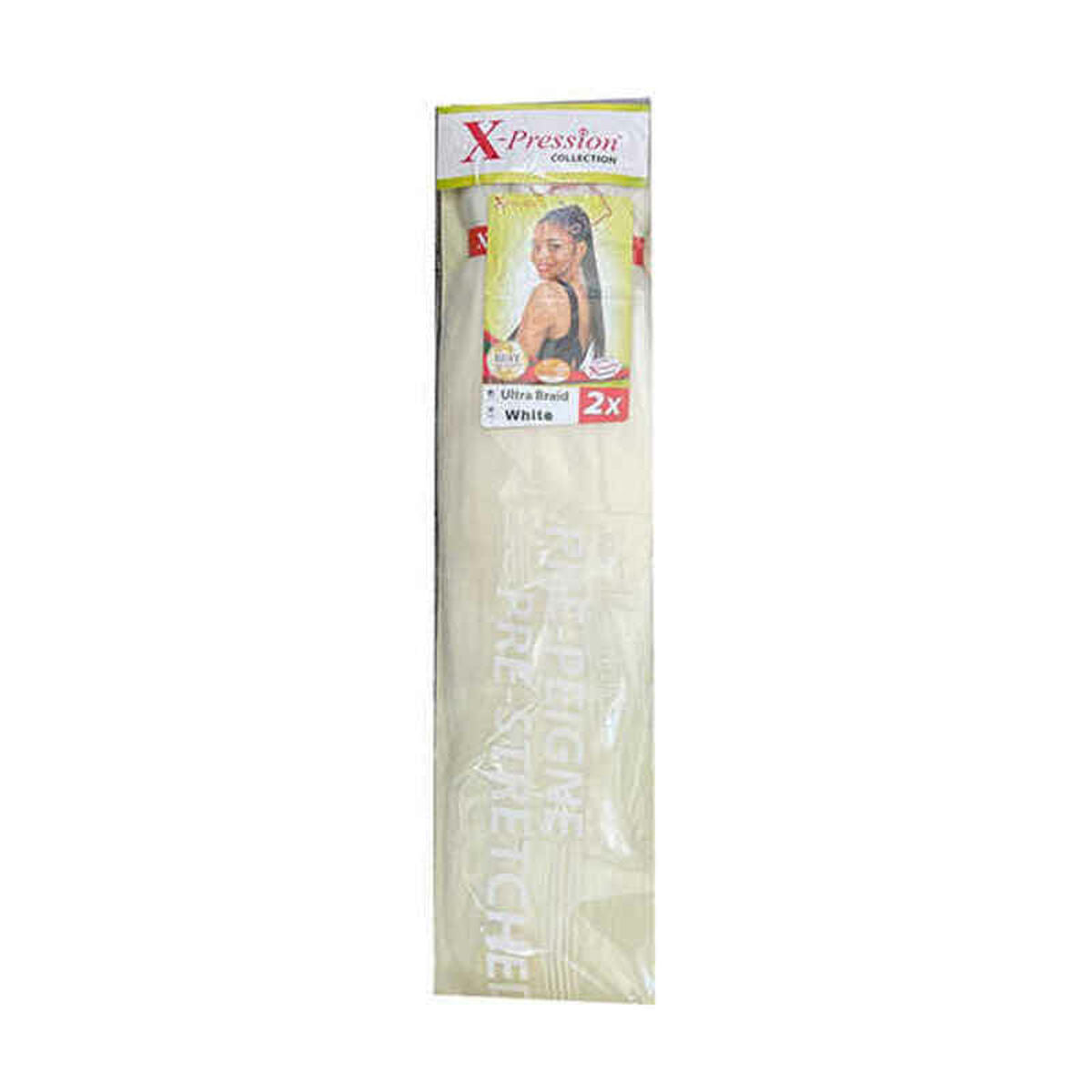 Hair extensions X-Pression White