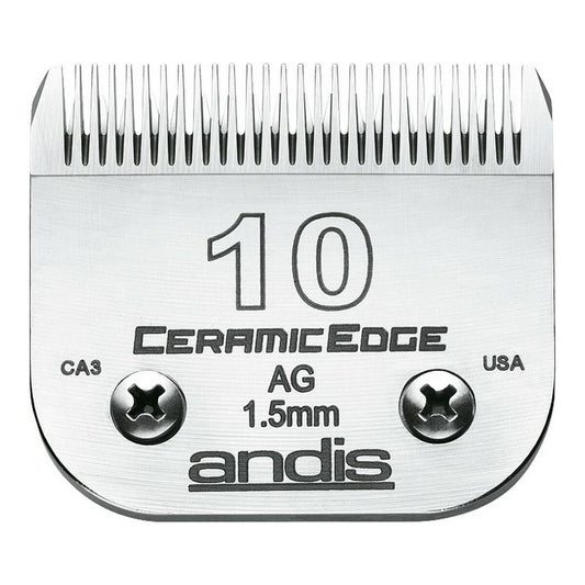 Shaving razor blades Andis 10 Ceramic Steel Chromed Dog Andis