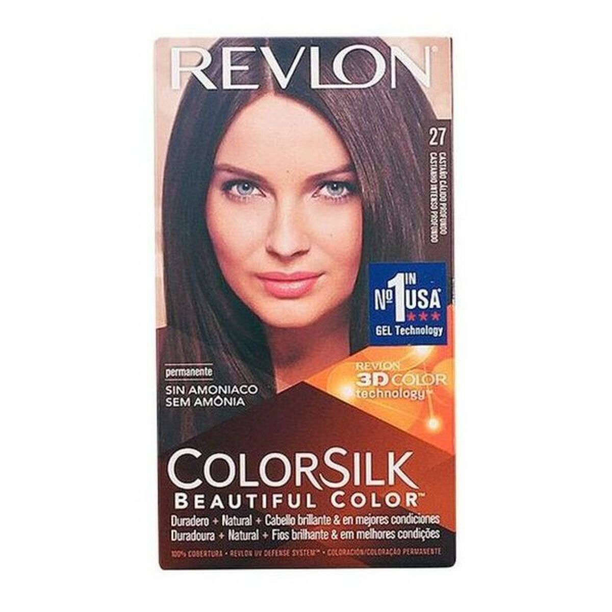 Dye No Ammonia Colorsilk Revlon I0021834 Deep Warm Chestnut (1 Unit)