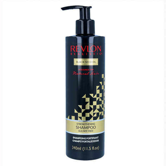 Shampoo and Conditioner Real Black Seed Strength Revlon 0616762940067 (340 ml) - byKim