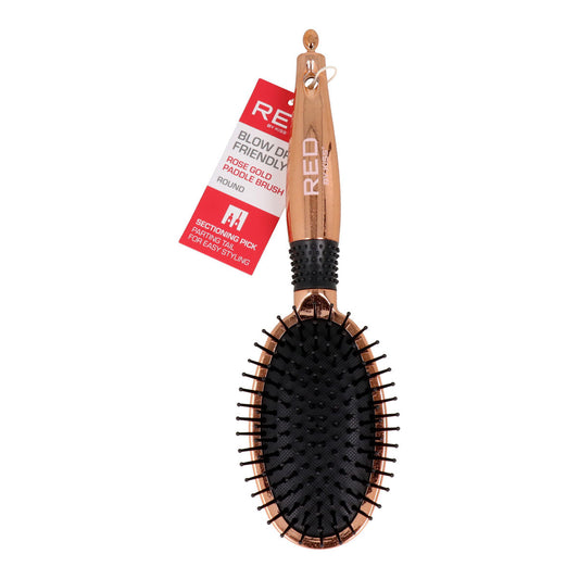 Detangling Hairbrush Red Kiss Kiss Rose Circular Red Kiss