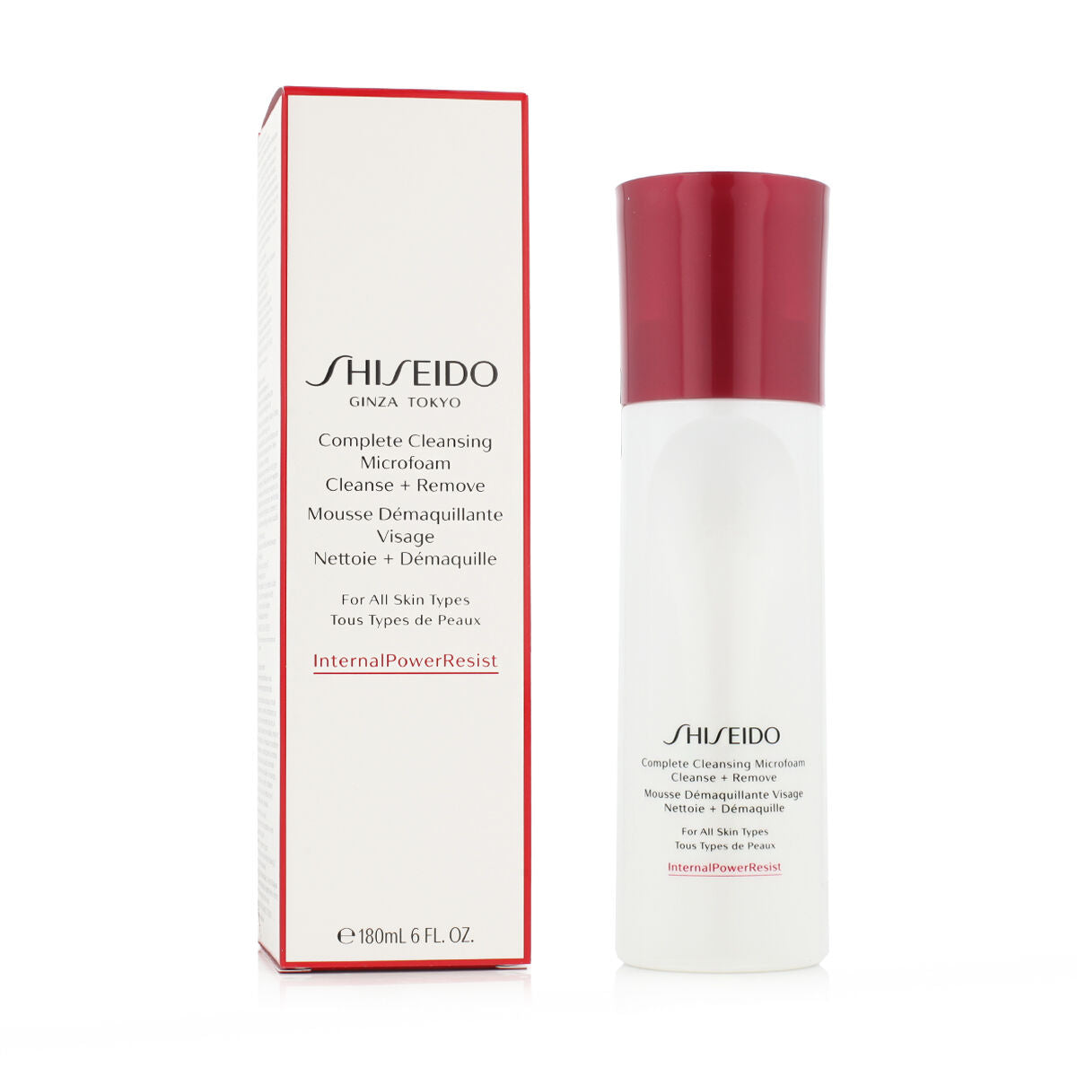 Cleansing Foam Shiseido InternalPowerResist 180 ml - Cleansers and exfoliants - Shiseido - Default Title