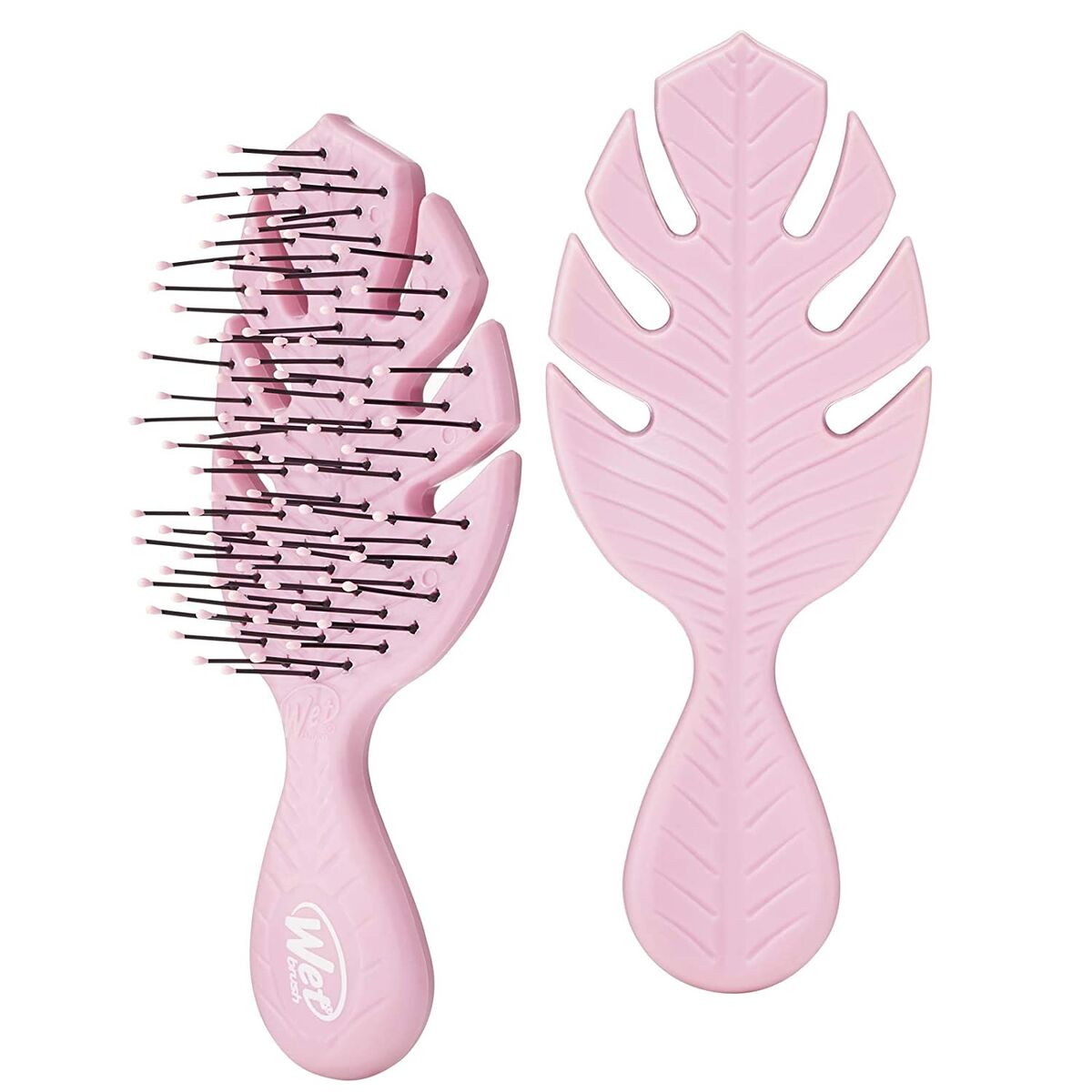 Detangling Hairbrush The Wet Brush Go Green Pink Mini The Wet Brush