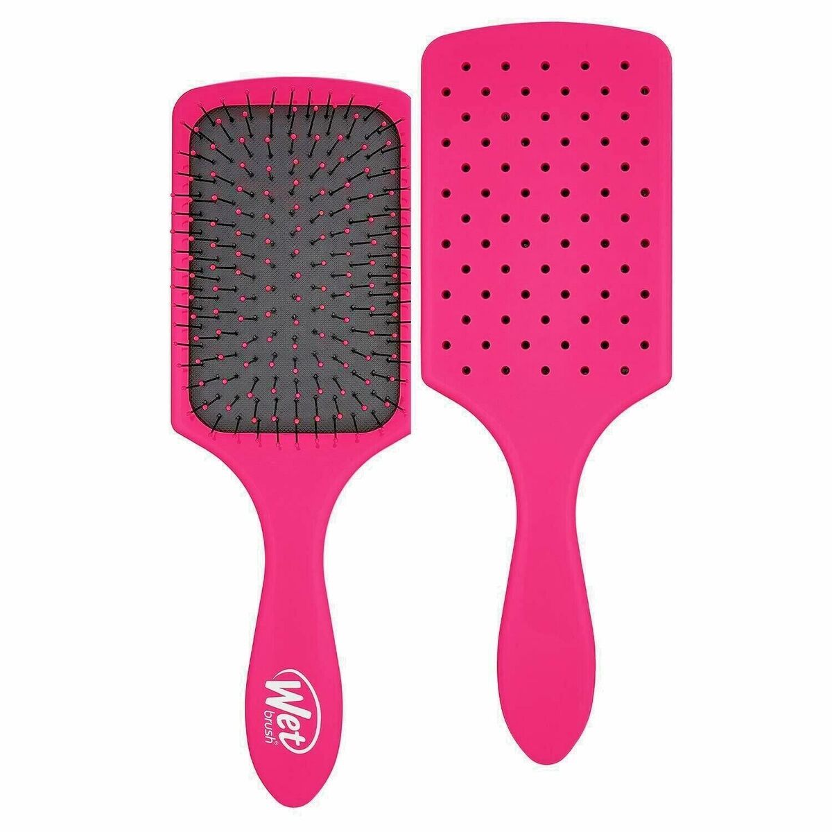 Detangling Hairbrush The Wet Brush Pink Rectangular The Wet Brush