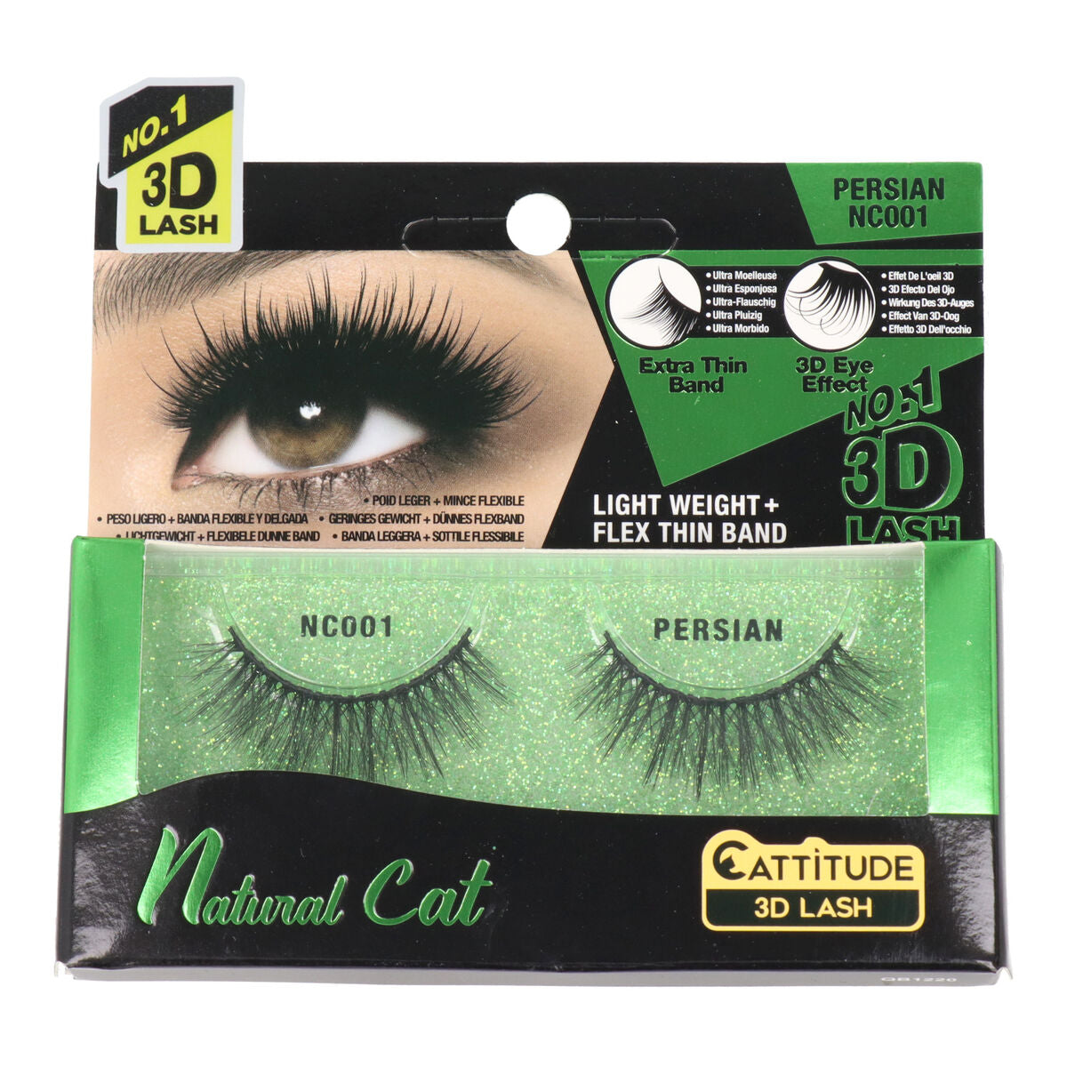 False Eyelashes Ebin New York Natural Cat Persian