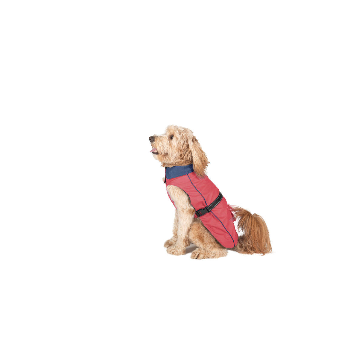 Dog raincoat Dog Gone Smart Coral 55 cm