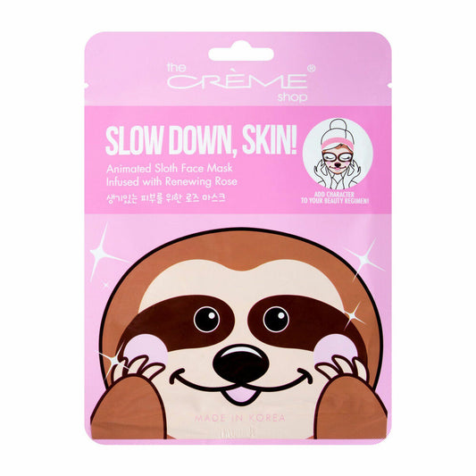 Facial Mask The Crème Shop Slow Dawn, Skin! Sloth (25 g) The Crème Shop