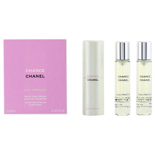 Women's Perfume Set Chance Eau Fraiche Chanel Chance Eau Fraiche (3 pcs) - Cosmetic and Perfume Sets - Chanel - Default Title