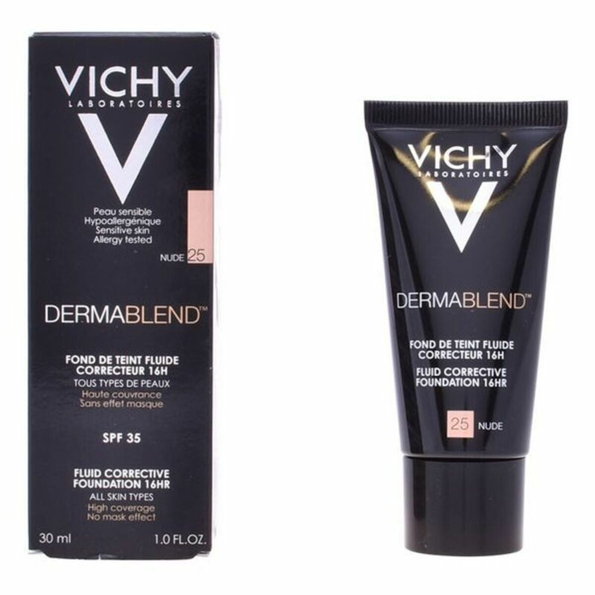 Fluid Foundation Make-up Dermablend Vichy Spf 35 30 ml