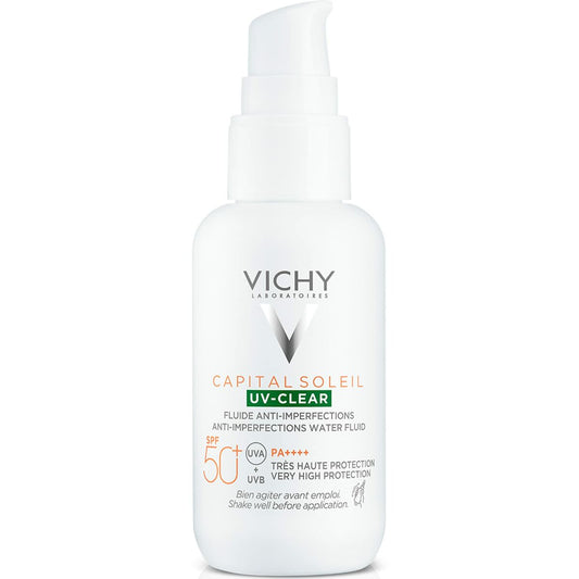 Sun Screen Lotion Vichy Capital Soleil Uv Clear Anti-imperfections Spf 50 (40 ml) Vichy