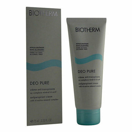 Cream Deodorant Pure Biotherm 75 ml (75 ml) Biotherm