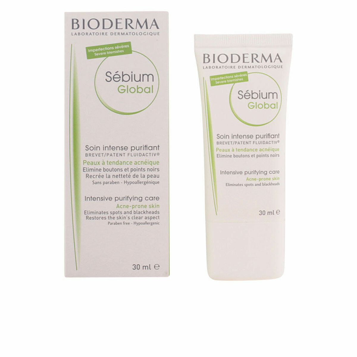 Anti-acne Serum Bioderma 3401352018786 30 ml Purifying Scrub (1 Unit) byKim Bioderma