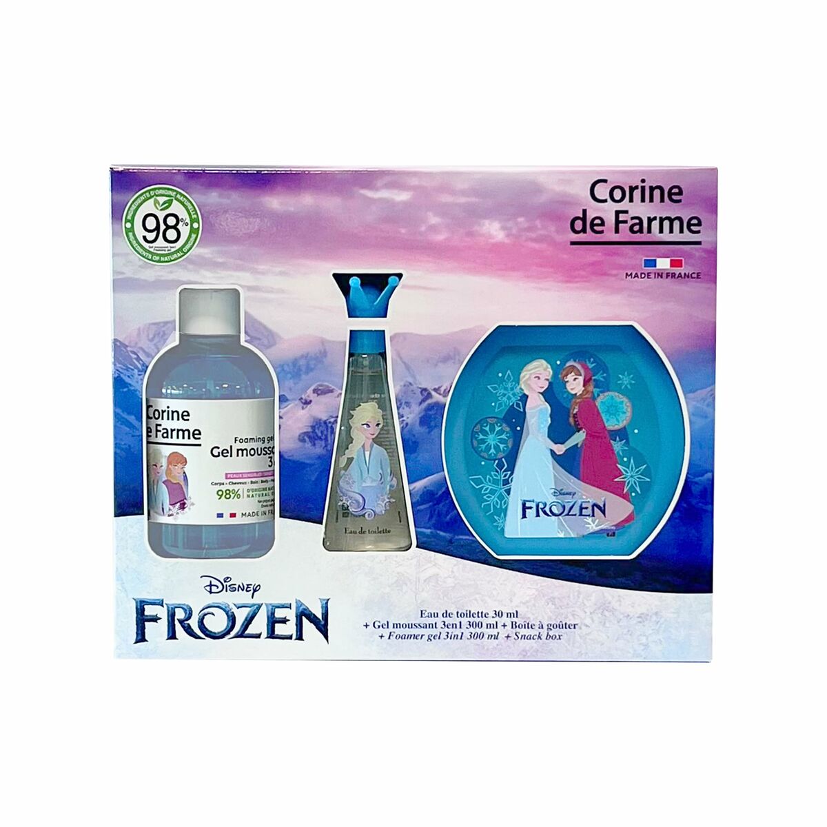 Children's Perfume Corine de Farme FROZEN EDT 30 ml 300 ml 3 Pieces