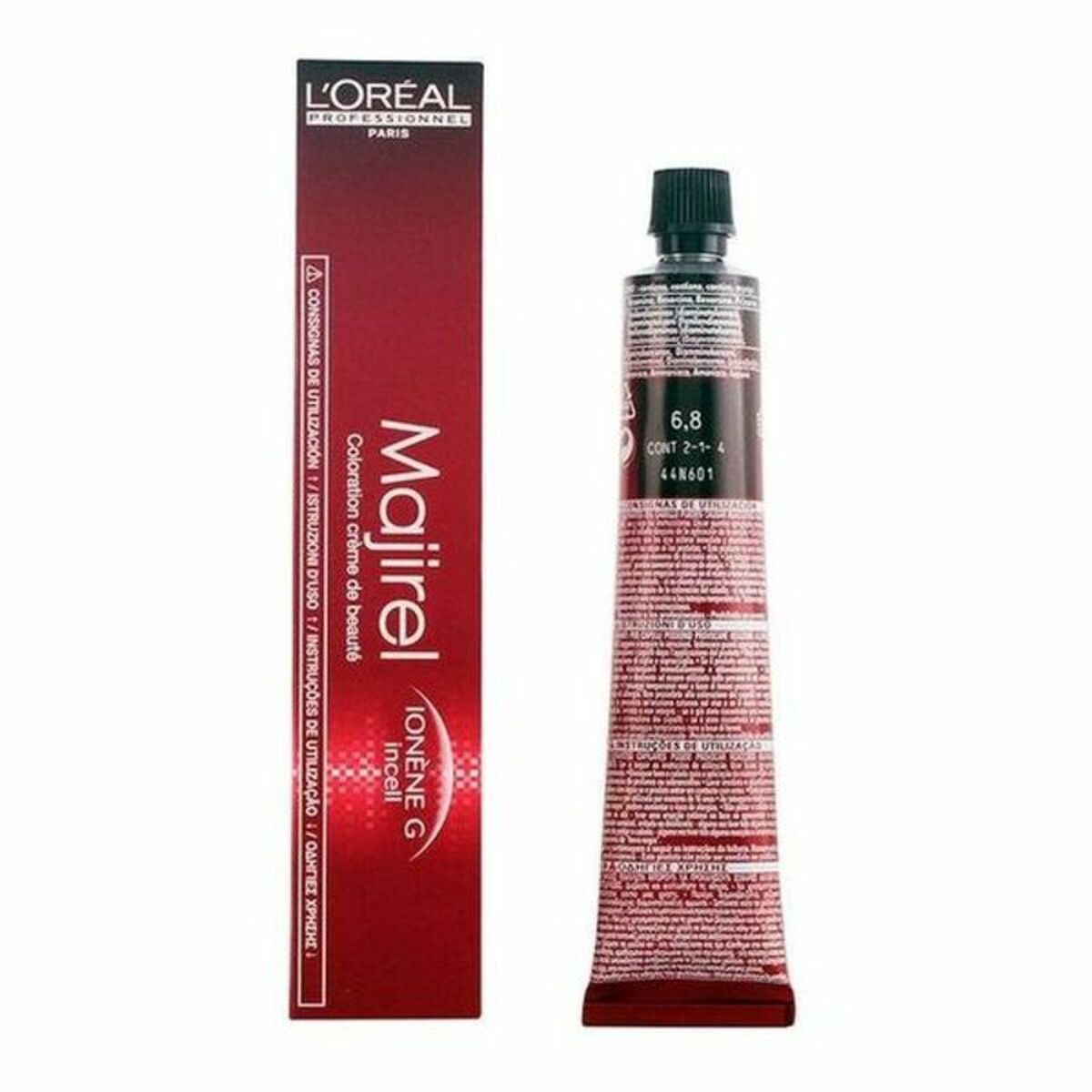 Permanent Dye Majirel L'Oreal Professionnel Paris Majirel (50 ml) Nº 6,8 50 ml