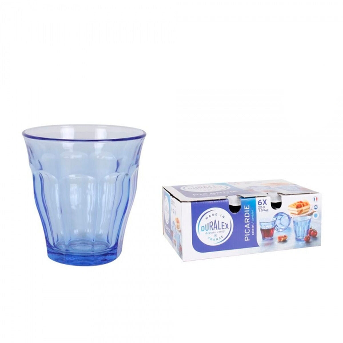 Set of glasses Duralex 1026BB06/6 220 ml (6 Units)