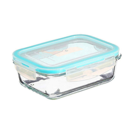 Set of 3 lunch boxes 5five Simply Smart Blue Transparent Crystal 300 ml 690 ml 1000 L 800 g 5five Simply Smart