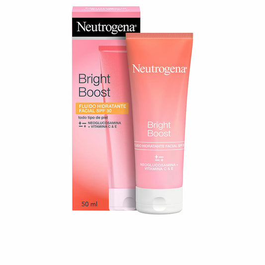 Hydrating Fluid Neutrogena Bright Boost Spf 30 Pink 30 ml 50 ml Neutrogena