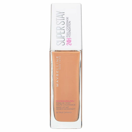 Liquid Make Up Base Superstay Maybelline Full Coverage 58-true caramel (Refurbished A) - Make-up and correctors - Maybelline