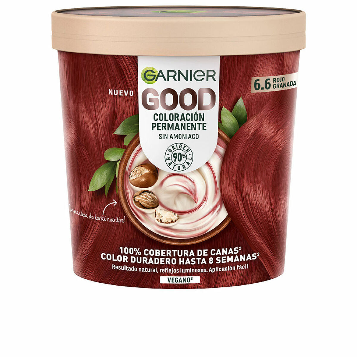 Permanent Dye Garnier Good Nº 6.6 Red (1 Unit)