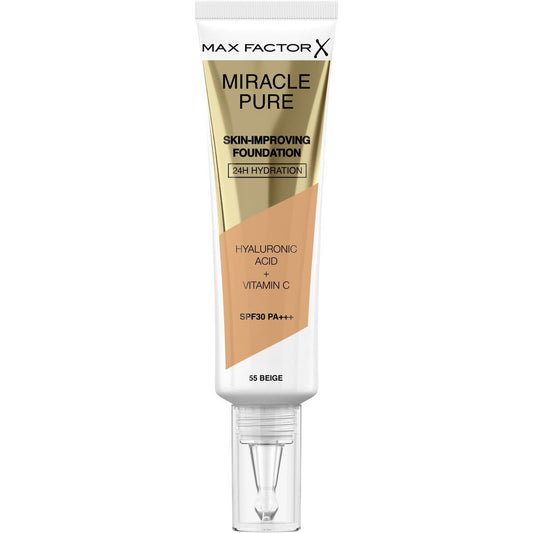 Liquid Make Up Base Max Factor Miracle Pure 55-beige SPF 30 (30 ml)