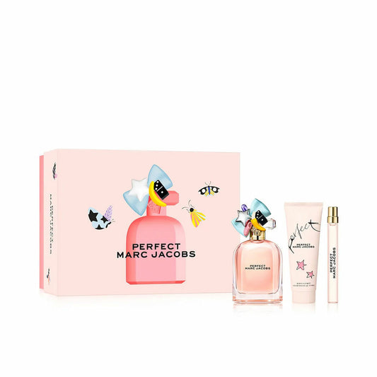 Women's Perfume Set Marc Jacobs PERFECT EDP 3 Pieces Marc Jacobs