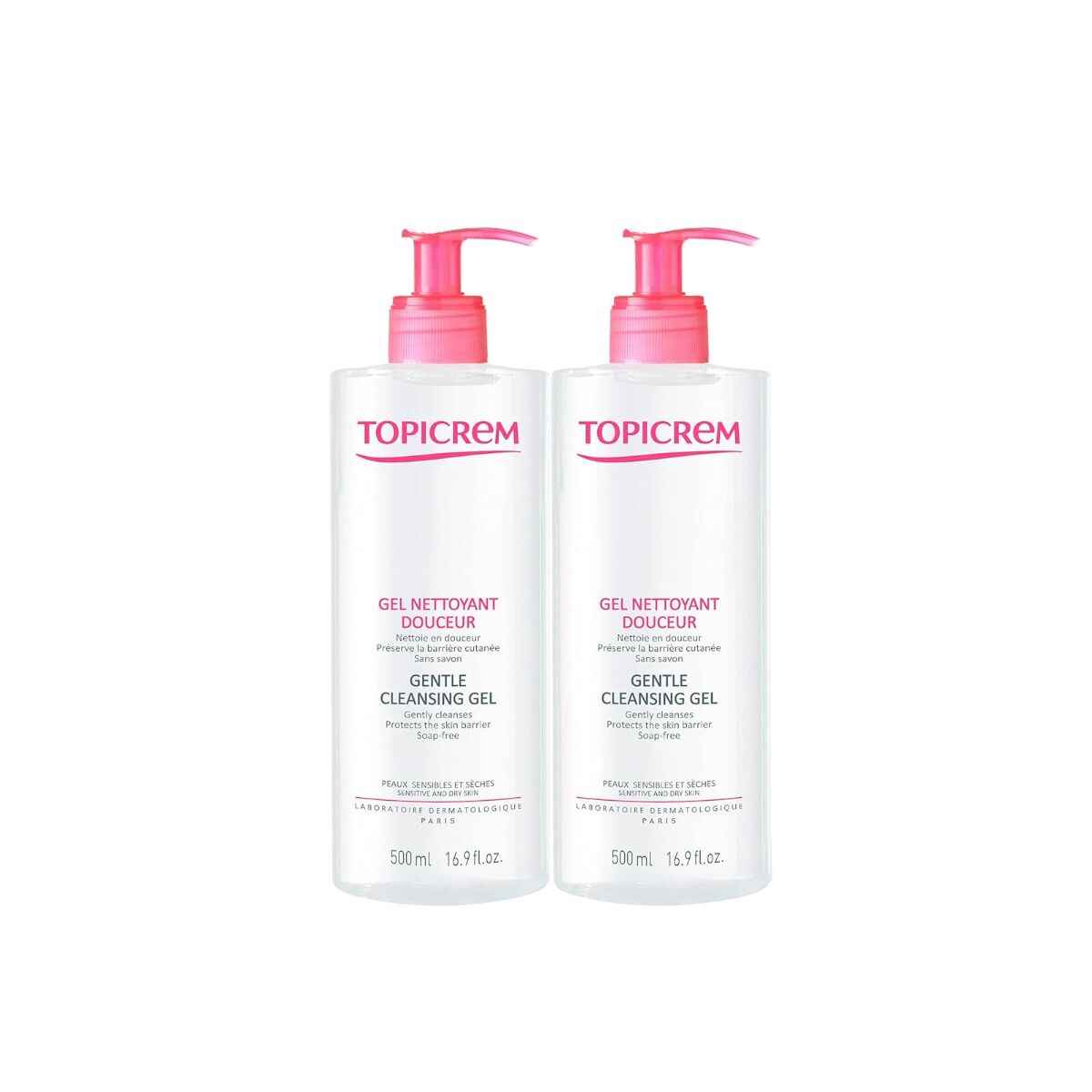 Cleansing Gel Topicrem Dúo 2 x 500 ml 2 Units Topicrem