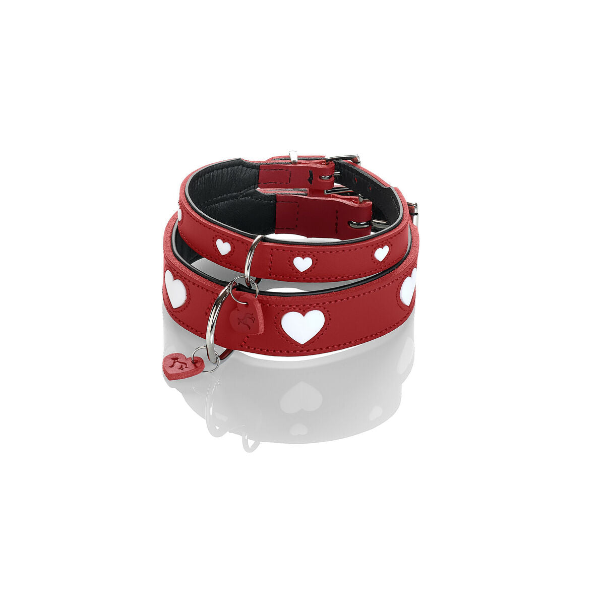 Dog collar Hunter Love S/M 35-43 cm Red