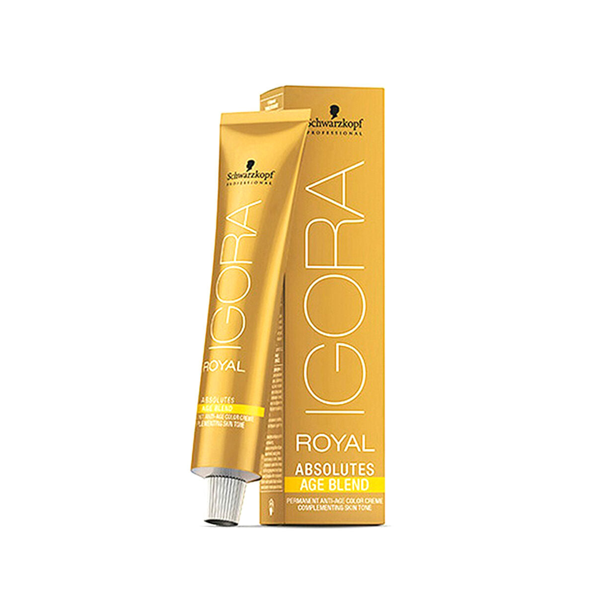 Permanent Anti-Ageing Dye Igora Royal Absolutes Schwarzkopf Igora Royal 8-01 Age Blend (60 ml) Schwarzkopf