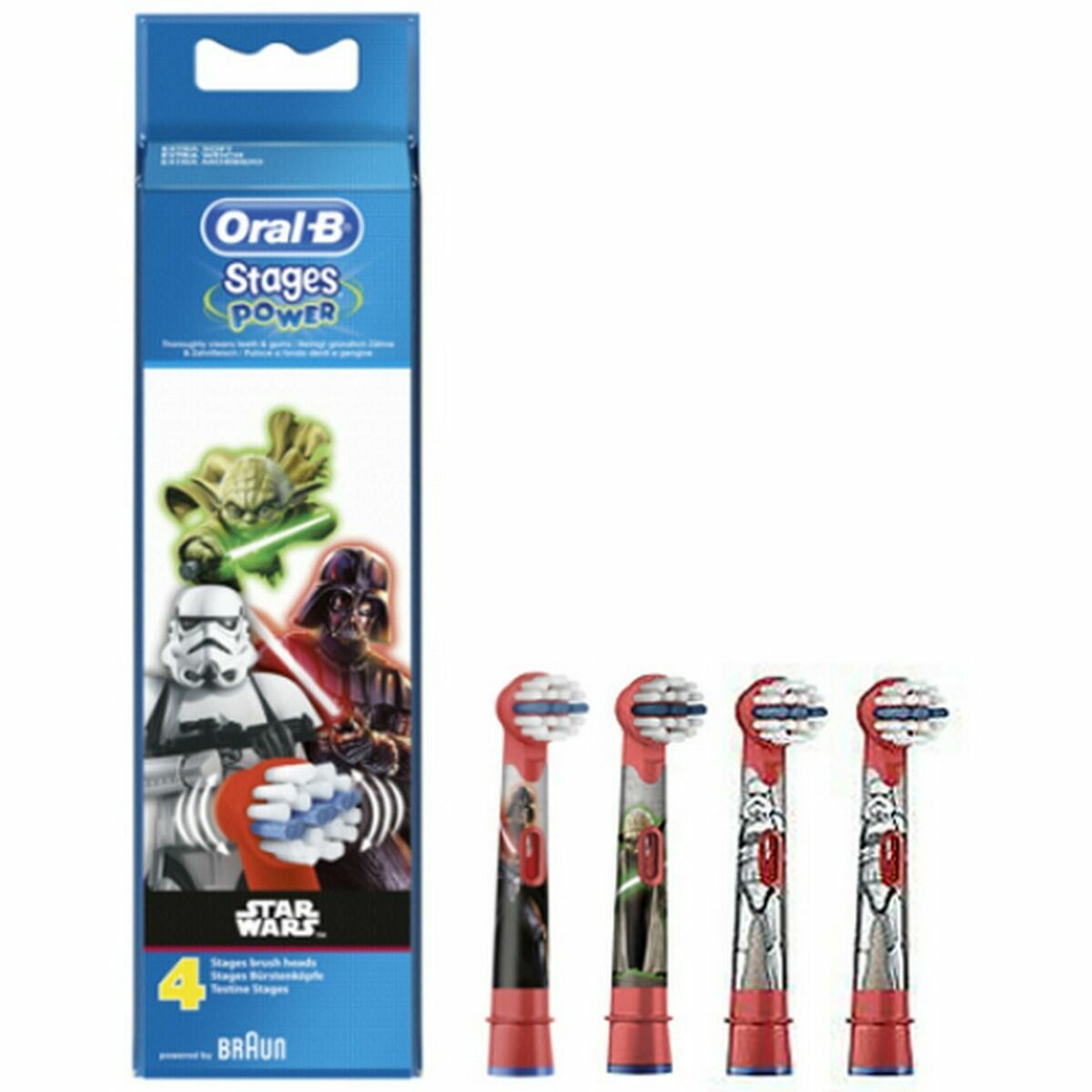 Replacement Head Oral-B 80352668 Red White 4 Units - Oral hygiene - Oral-B - Default Title