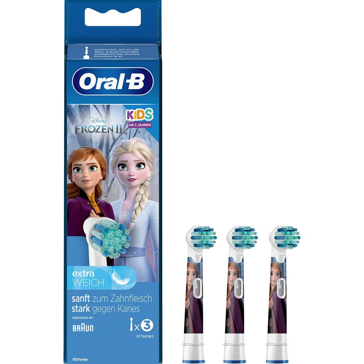 Replacement Head Oral-B Stages Power Frozen 3 Units - Oral hygiene - Oral-B - Default Title