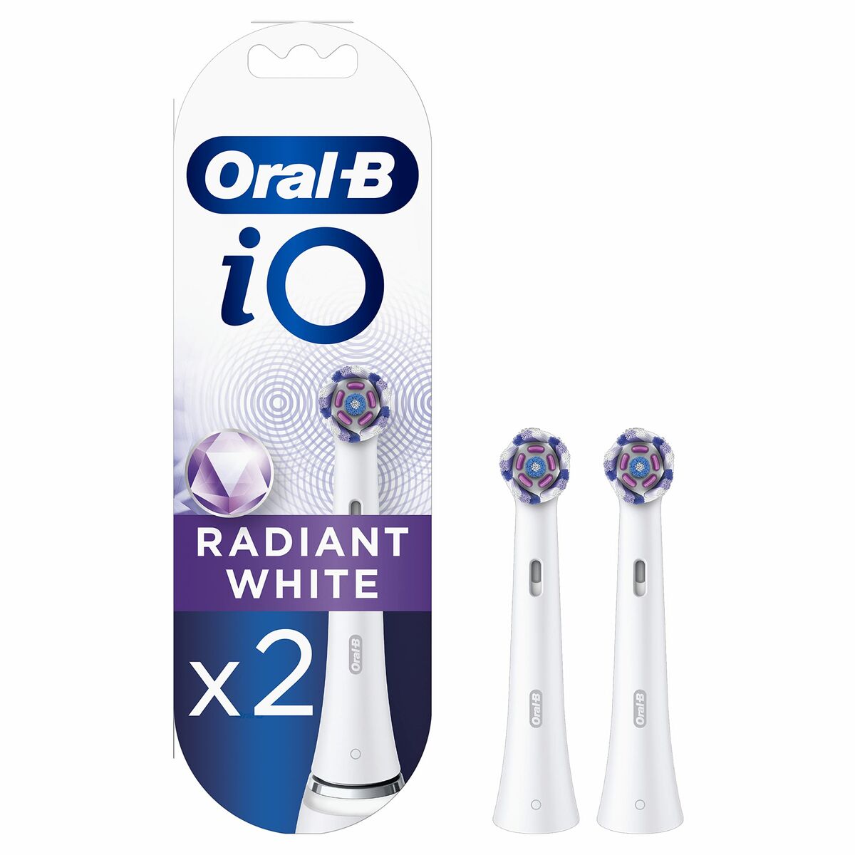 Replacement Head Oral-B IO WW-2FFS  2UD White 2 Units - Oral hygiene - Oral-B - Default Title