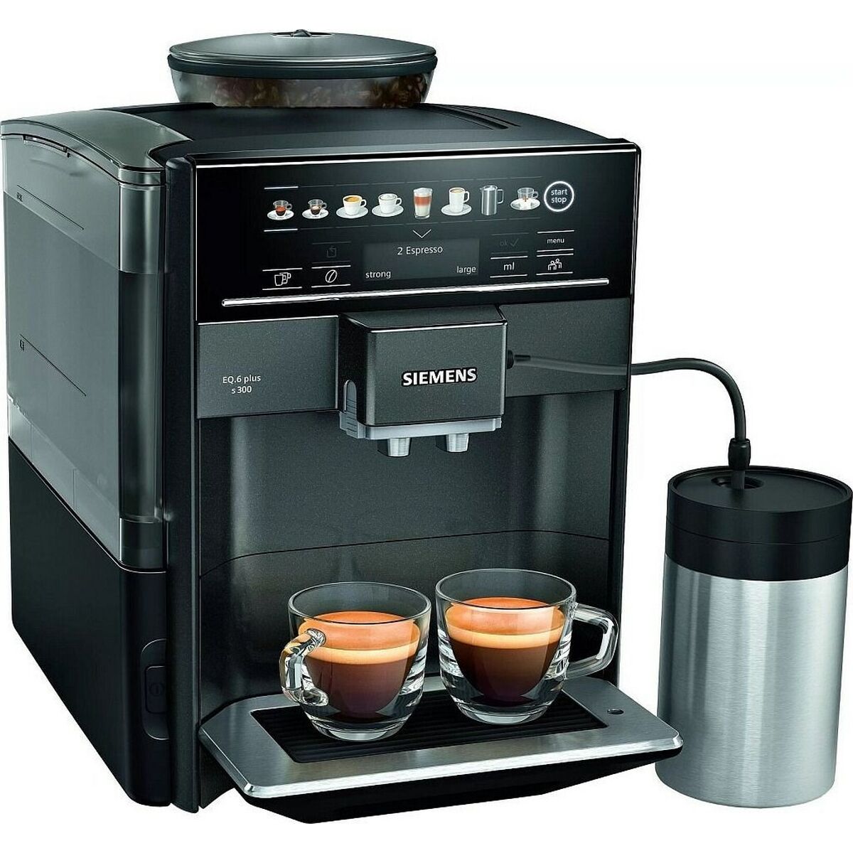 Superautomatic Coffee Maker Siemens AG TE653M19RW Black 1500 W 15 bar 300 g 1,7 L