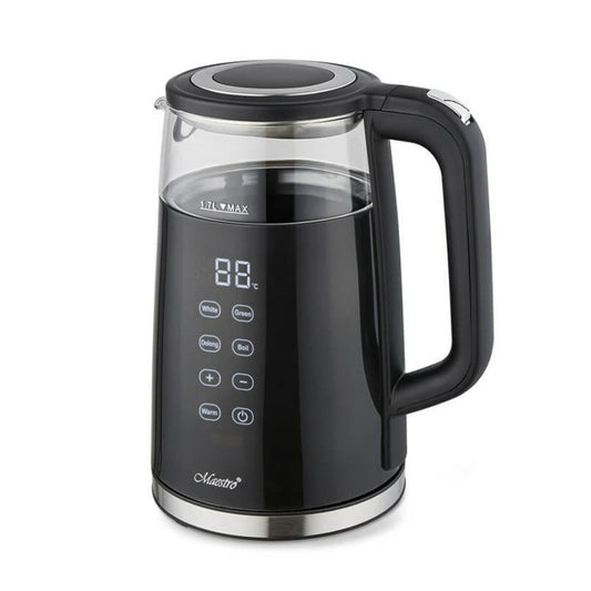 Kettle Feel Maestro MR-049 Black Transparent Crystal Borosilicate Glass 2200 W 1,7 L