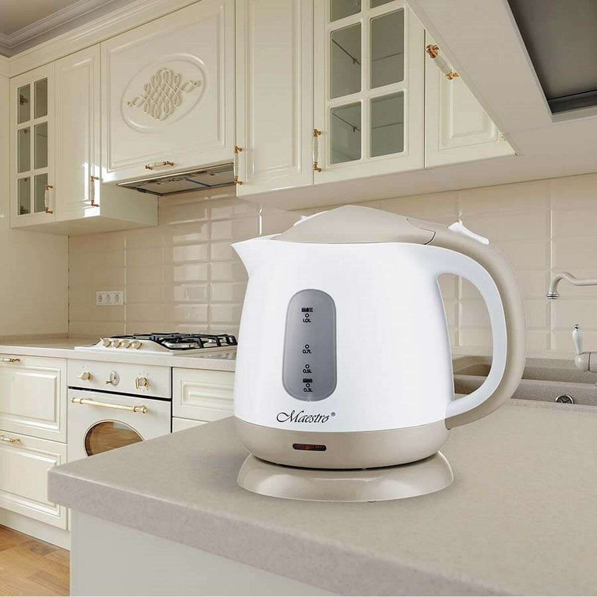 Kettle Feel Maestro MR-012 White Beige 1 L