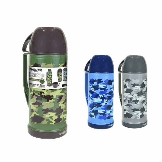 Travel thermos flask ThermoSport Multicolour 12 Units ThermoSport