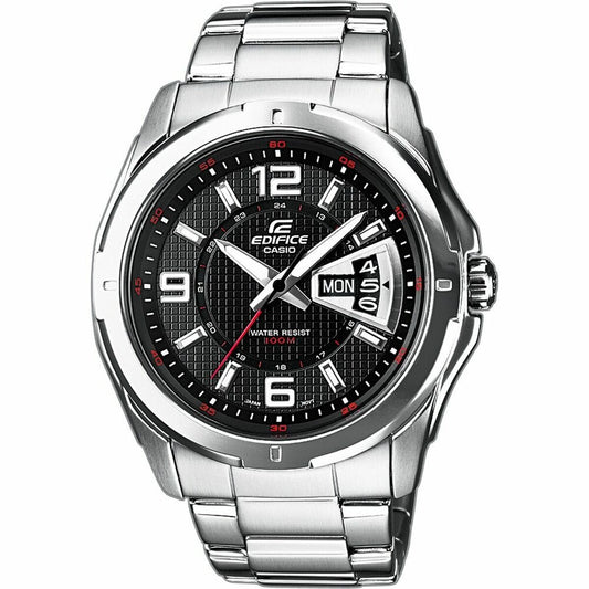 Men's Watch Casio EF-129D-1AVEF Black Silver Casio