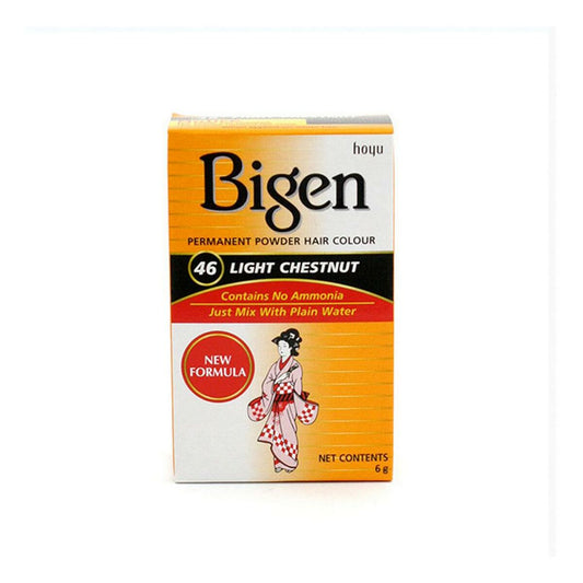 Permanent Dye Bigen 46 Light Nº46 Light Chestnut (6 gr) Bigen