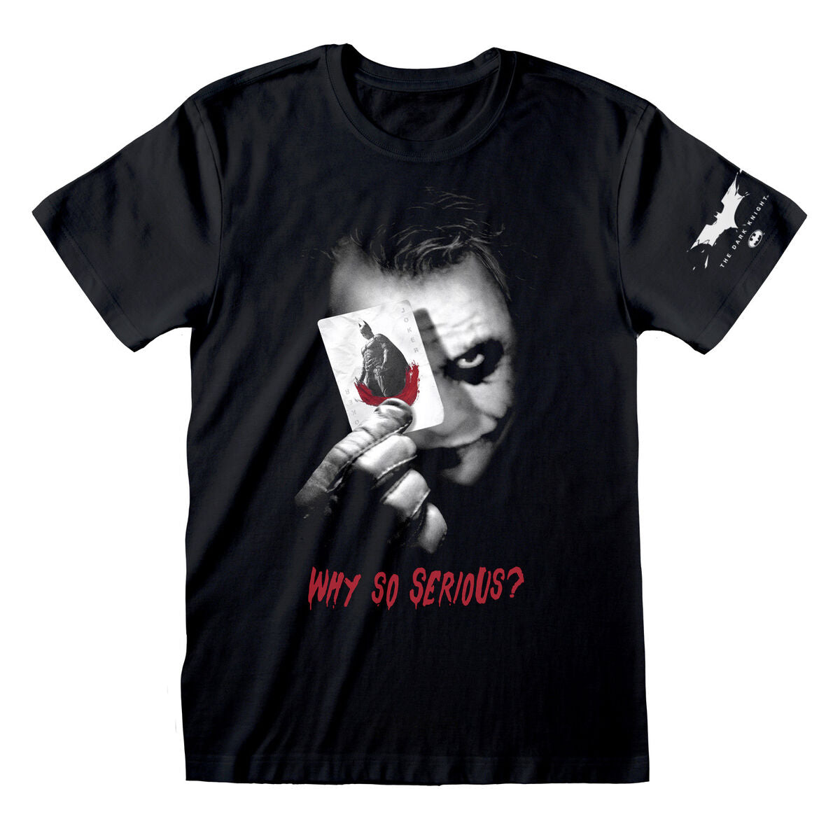 Unisex Short Sleeve T-Shirt Batman Why So Serious Black