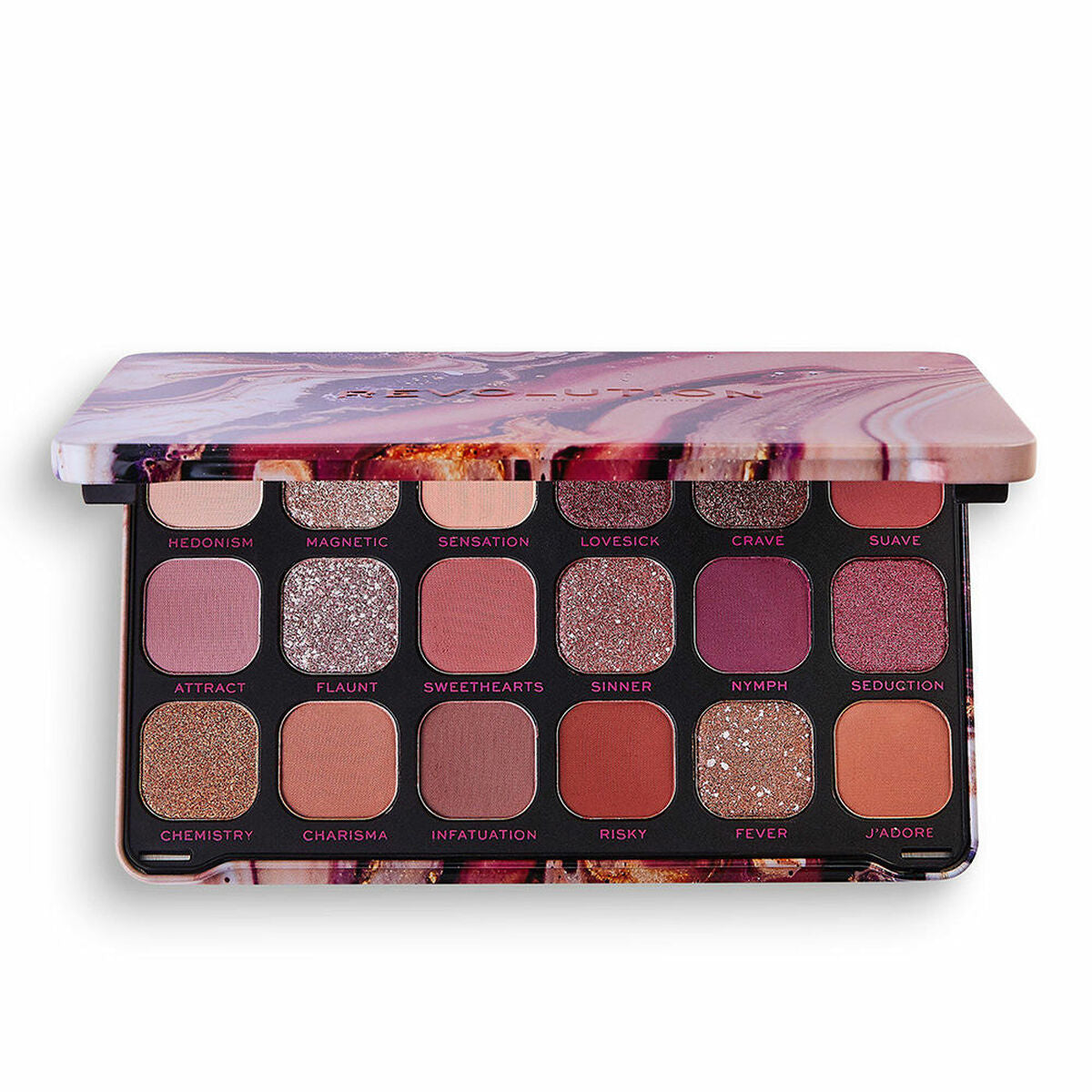 Eye Shadow Palette Revolution Make Up Forever Flawless Allure 18 colours