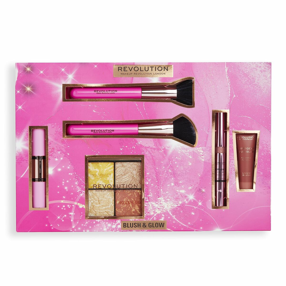 Make-Up Set Revolution Make Up Blush & Glow 6 Pieces