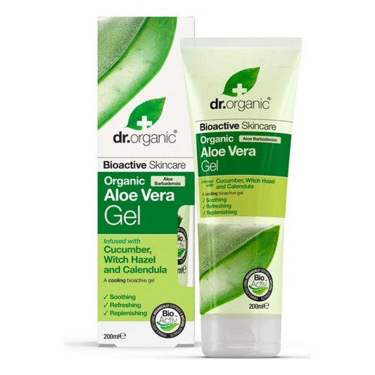 Moisturising Bath Gel with Aloe Vera Dr.Organic DR00238 200 ml