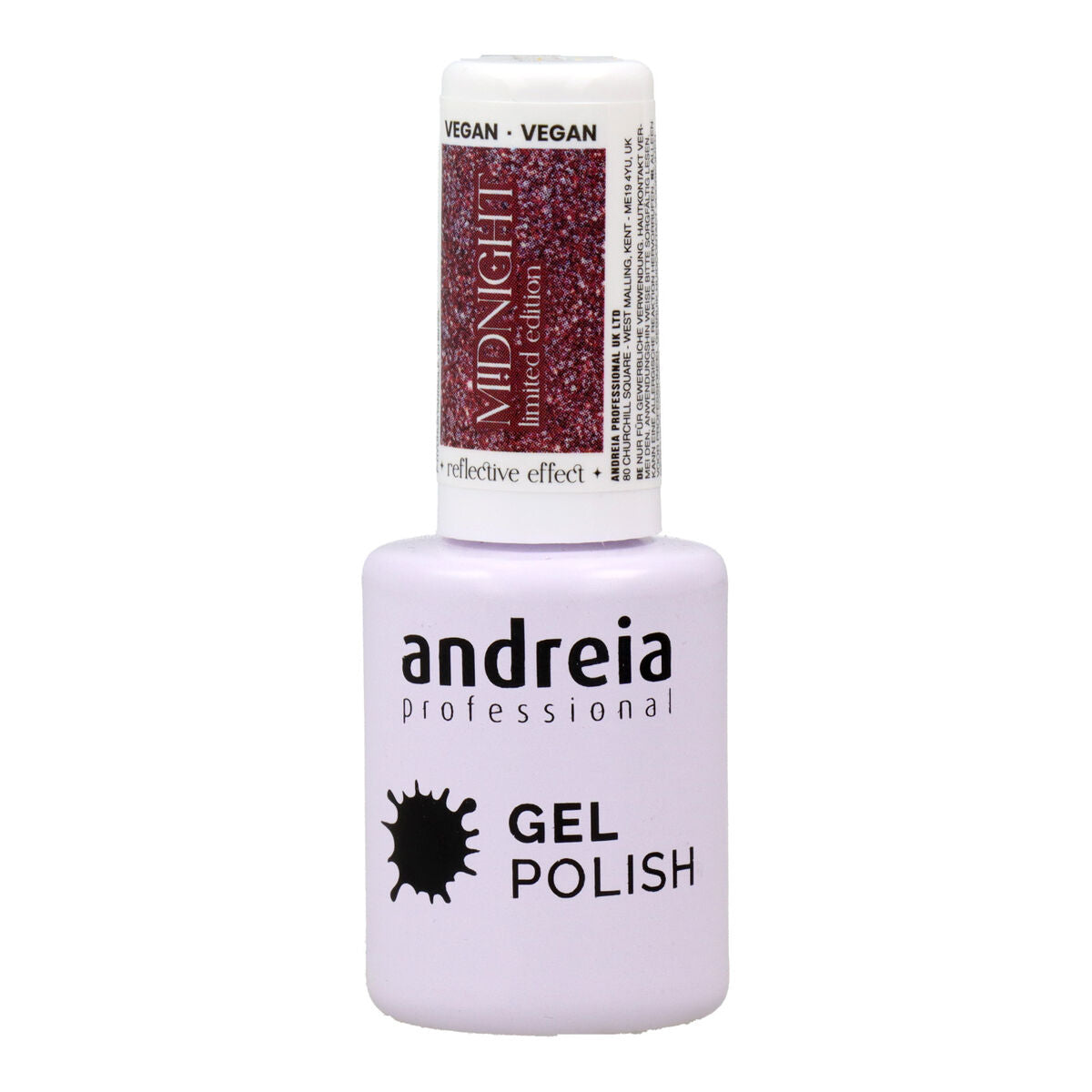 Nail Polish Semi-permanent Andreia Polish Reflective Colors Md3 Red 10,5 ml