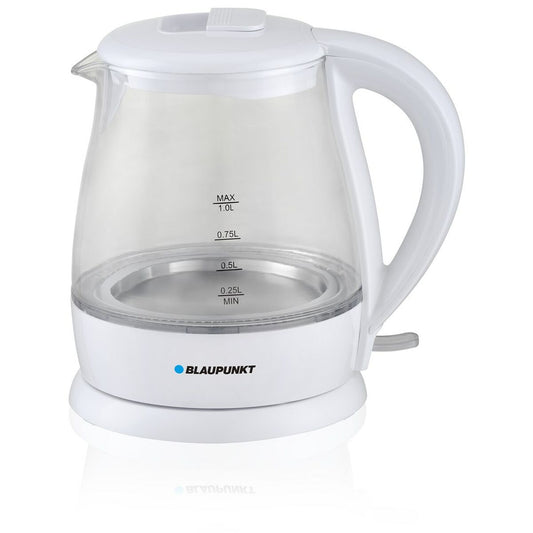 Kettle Blaupunkt EKG301 White Glass Aluminium 1630 W 1 L