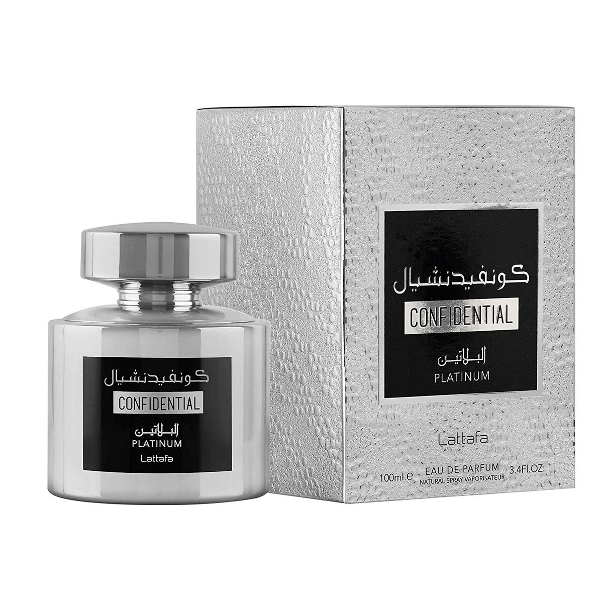 Men's Perfume EDP Lattafa Confidential Platinum 100 ml - Perfumes for men - Lattafa - Default Title