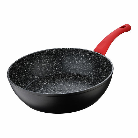 Wok Pan San Ignacio Toledo SG-6252 Aluminium Ø 28 cm Black San Ignacio