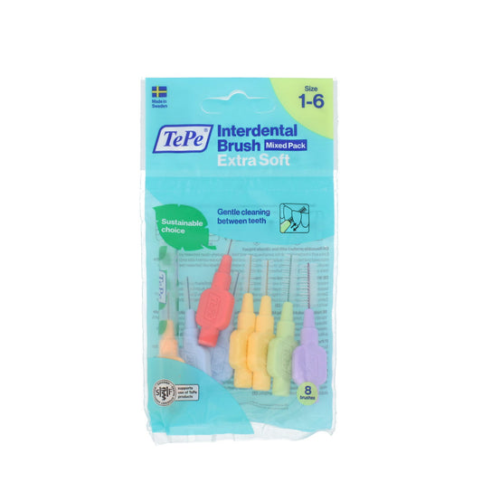 Interdental brushes Tepe Multicolour Supersoft (8 Units) - Oral hygiene - Tepe - Default Title