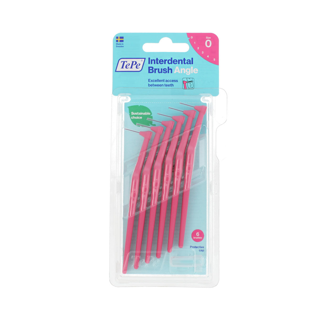 Interdental brushes Tepe Pink (6 Pieces) - Oral hygiene - Tepe - Default Title