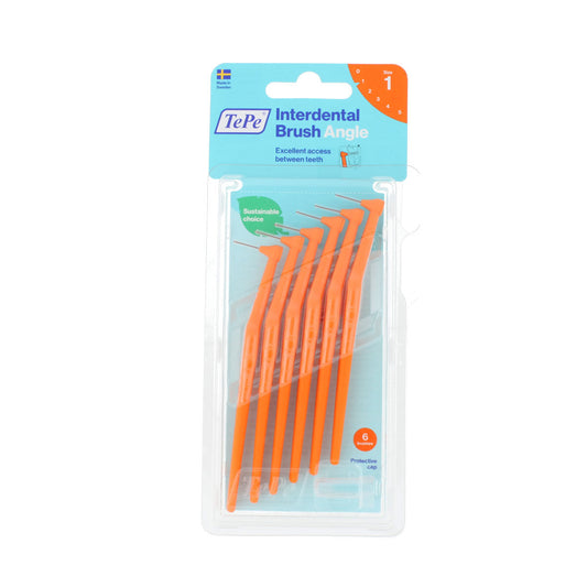 Interdental brushes Tepe Orange (6 Pieces) - Oral hygiene - Tepe - Default Title