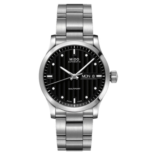 Men's Watch Mido MIDO-M0058301105100 Black Silver (Ø 38 mm) Mido