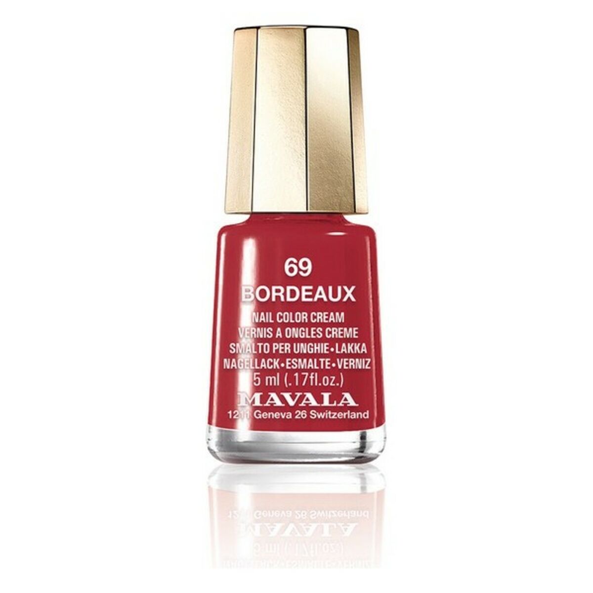 Nail polish Nail Color Cream Mavala 69-bordeaux (5 ml)